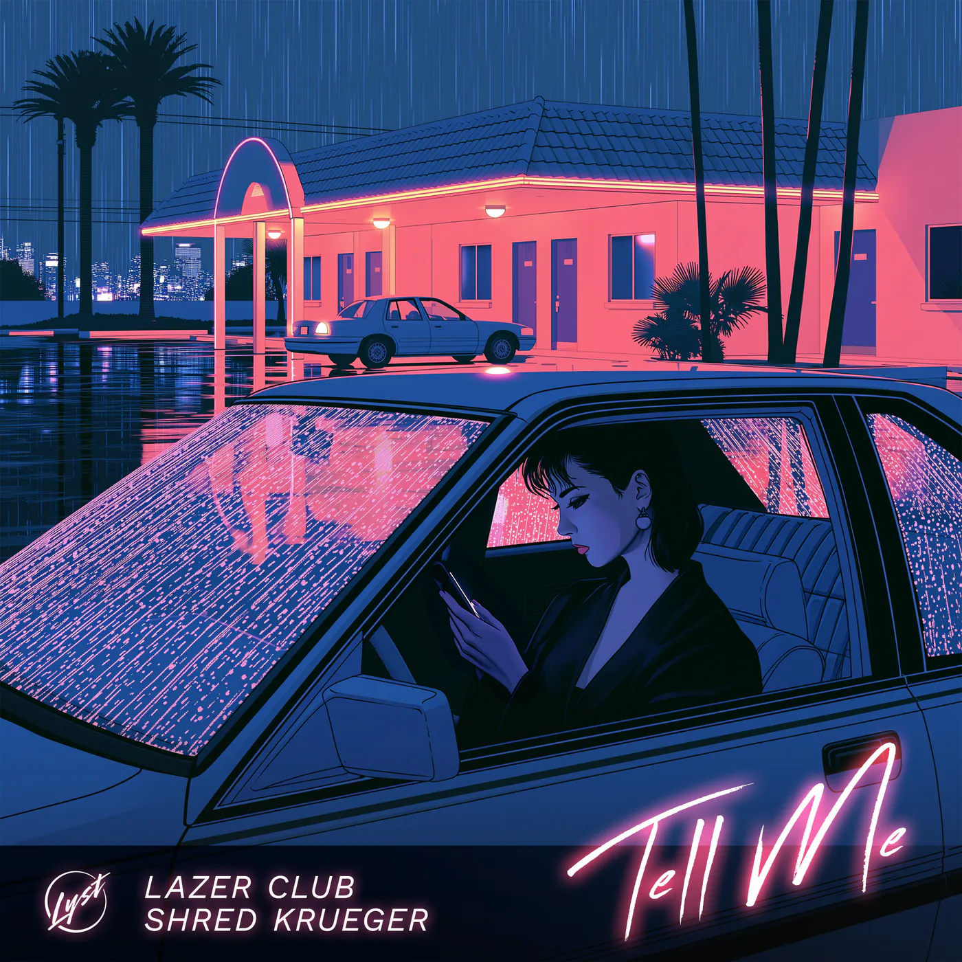 Lyst x Lazer Club x Shred Krueger — Tell Me cover artwork.